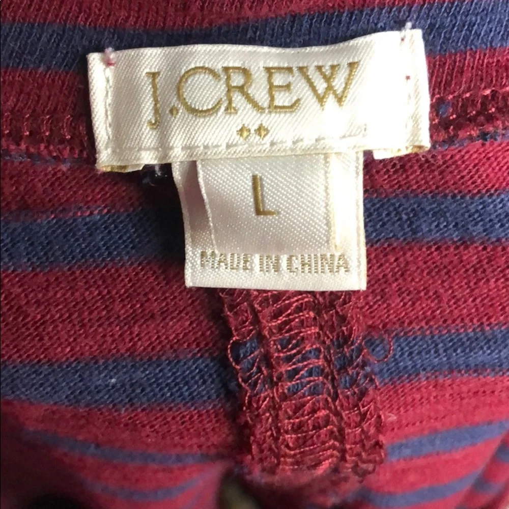 J. Crew crew burgundy